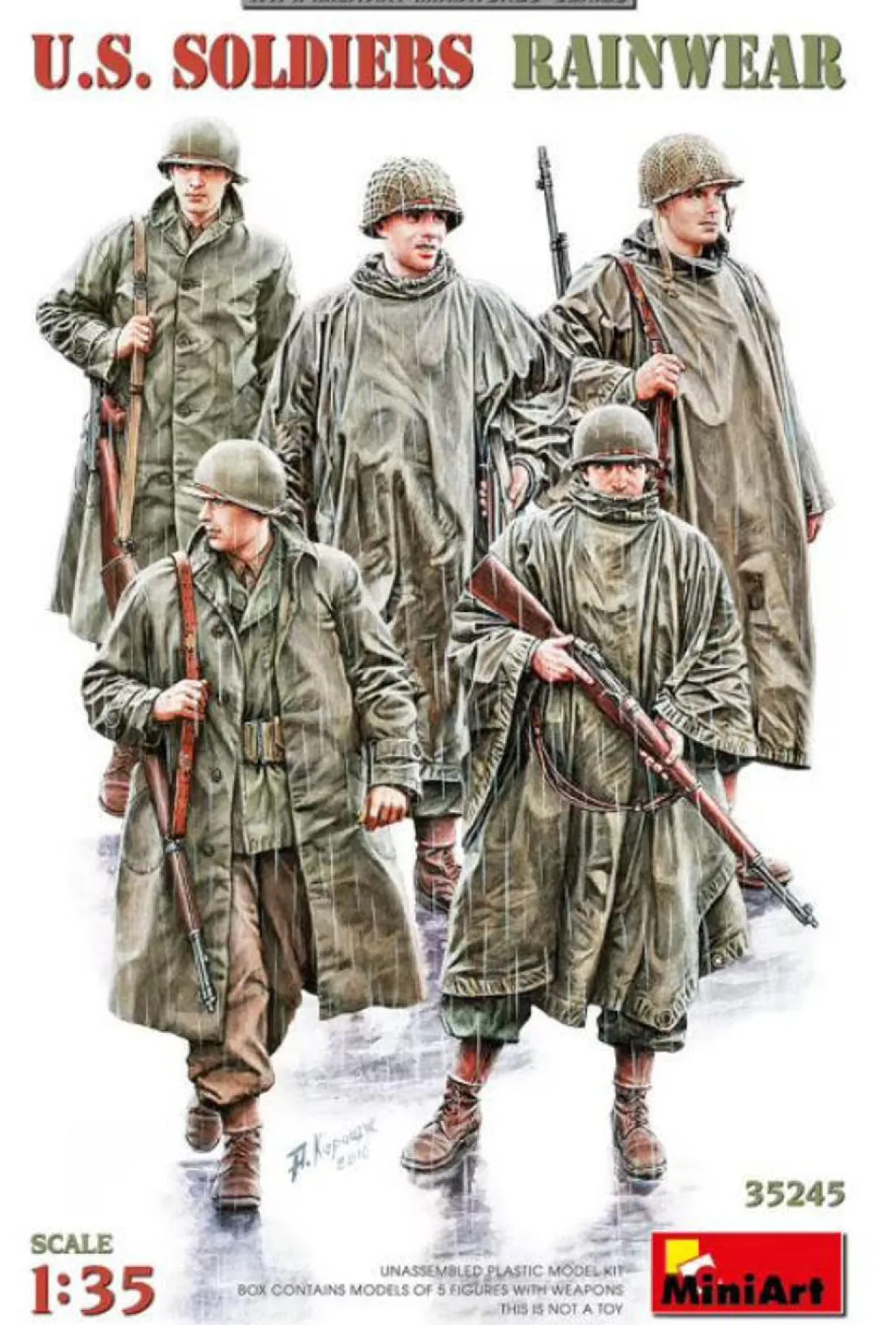 MiniArt 1/35 US Soldiers in Rainwear