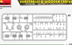 MiniArt 1/35 Vegetables And Wooden Crates Model Kit