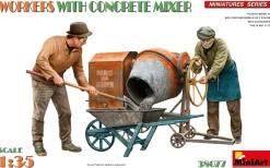 MiniArt 1/35 Workers with Concrete Mixer