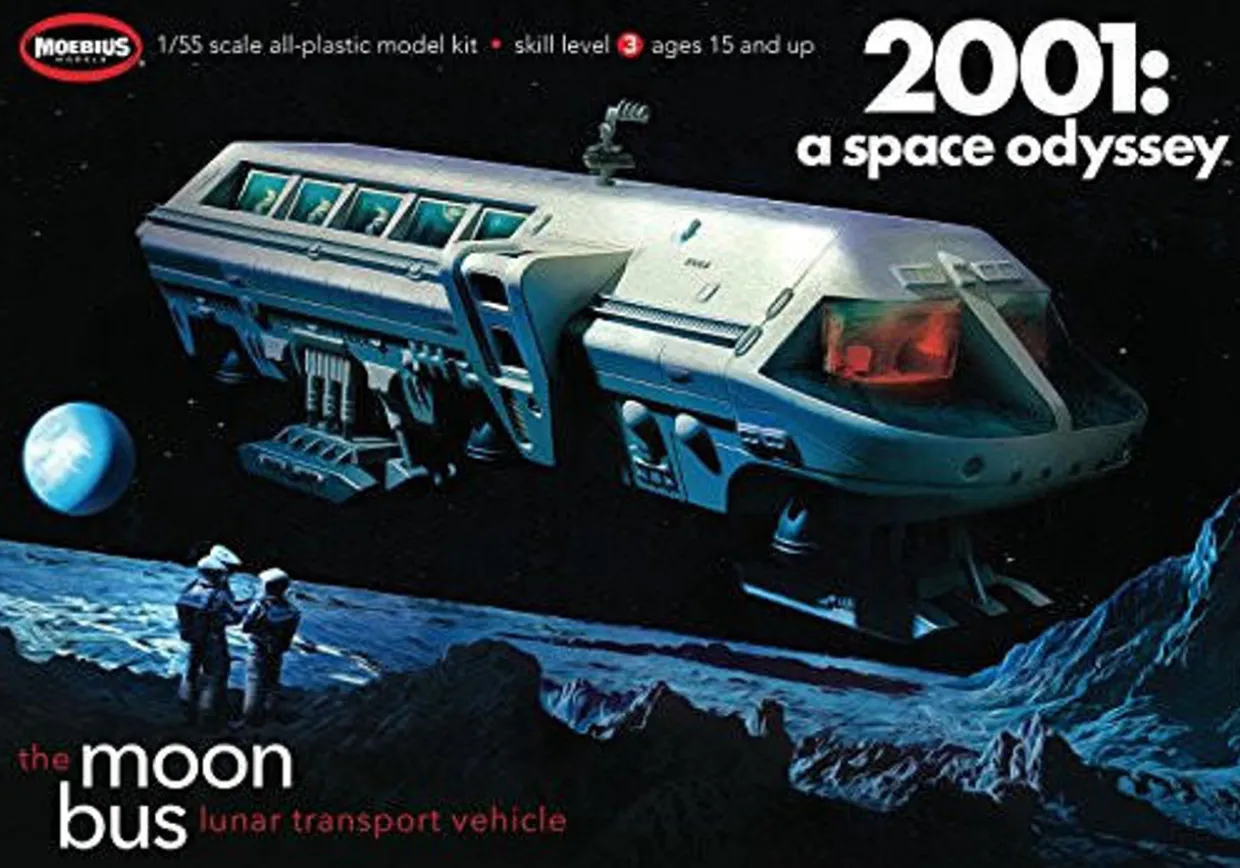 Moebius Models 1/55 2001 Moon Bus Model Kit