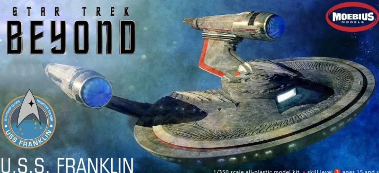 Moebius Models 1/350 Star Trek Beyond USS Franklin Kit