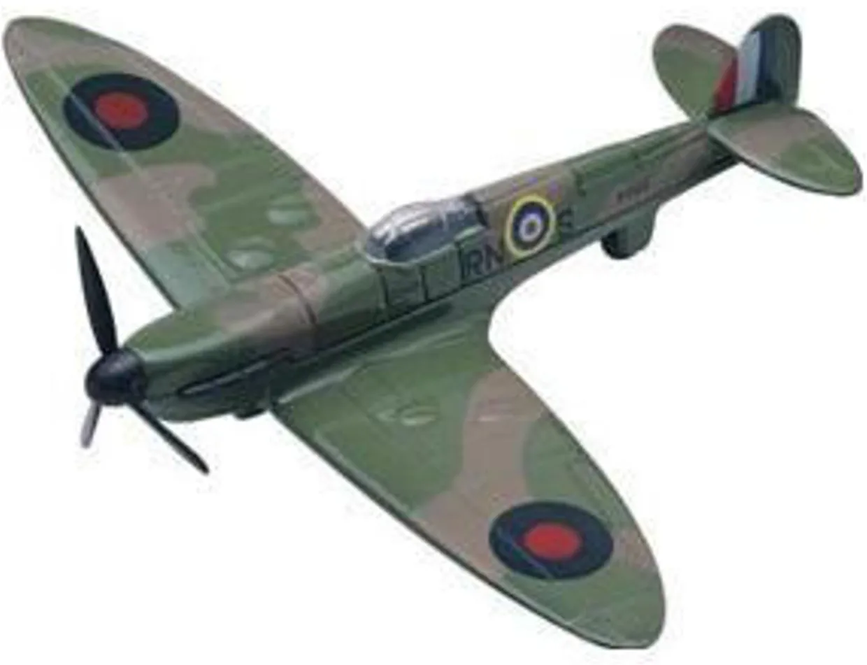 Motor Max Sky Wings Spitfire Diecast Aircraft Model