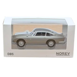 Norev 1/43 1963 Aston Martin DB5 - Silver Birch Diecast Model