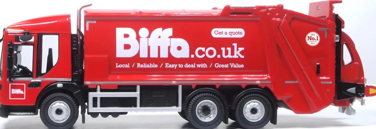 Oxford Diecast 1/76 Dennis Eagle Olympus Refuse Truck Biffa Diecast Model