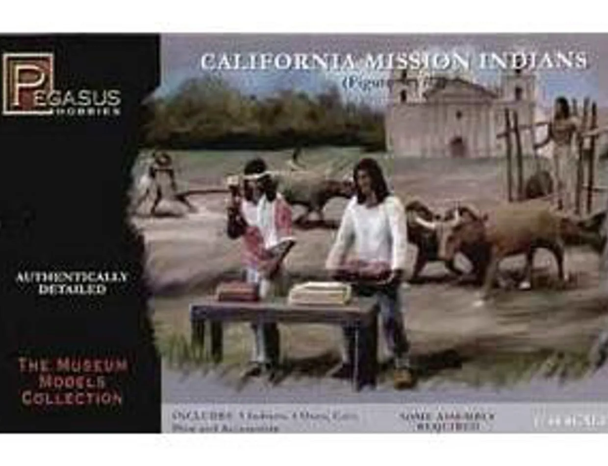 Pegasus Hobbies 1/48 California Mission Indians Set