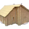Pegasus Hobbies 1/72 Russian Two-Storey Log House Model Kit