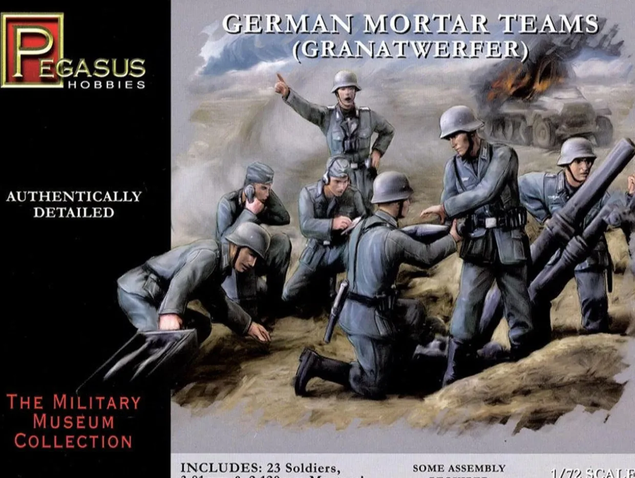 Pegasus Hobbies 1/72 WWII German Mortar