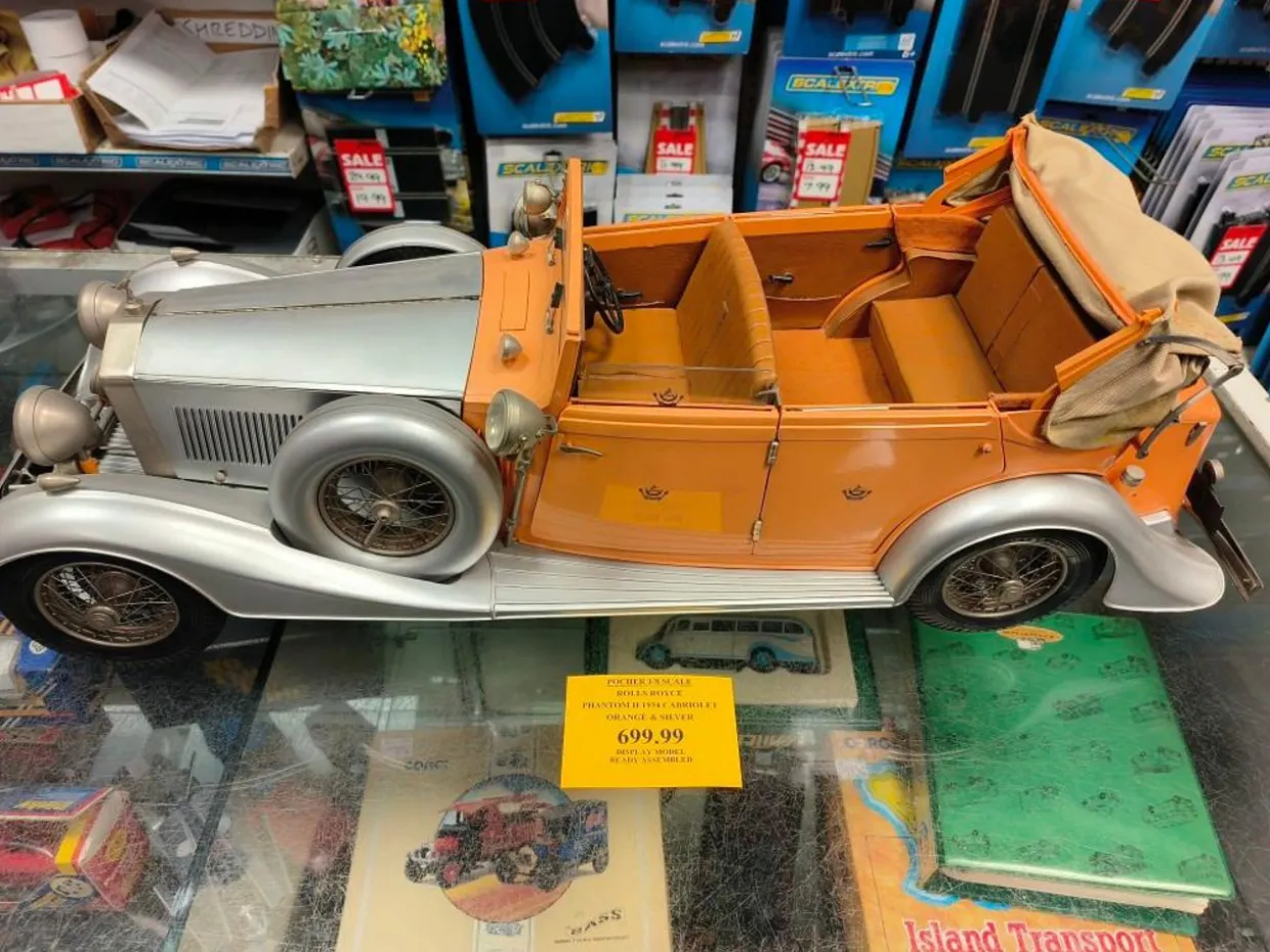 Pocher 1/8 Rolls Royce Torpedo Cabriolet Phantom II Ready Assembled