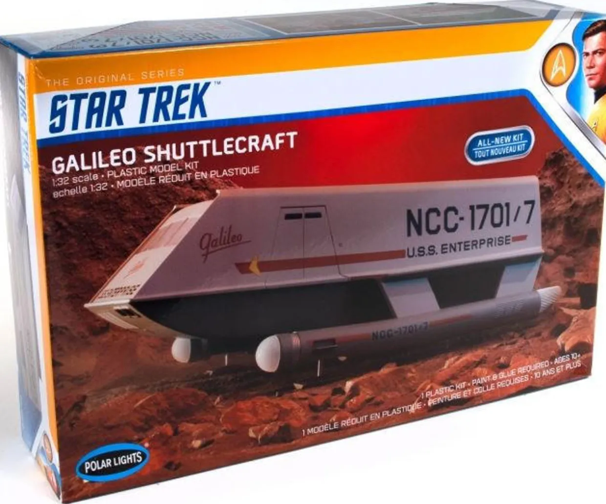 Polar Lights 1/32 Star Trek TOS Galileo Shuttle Model Kit
