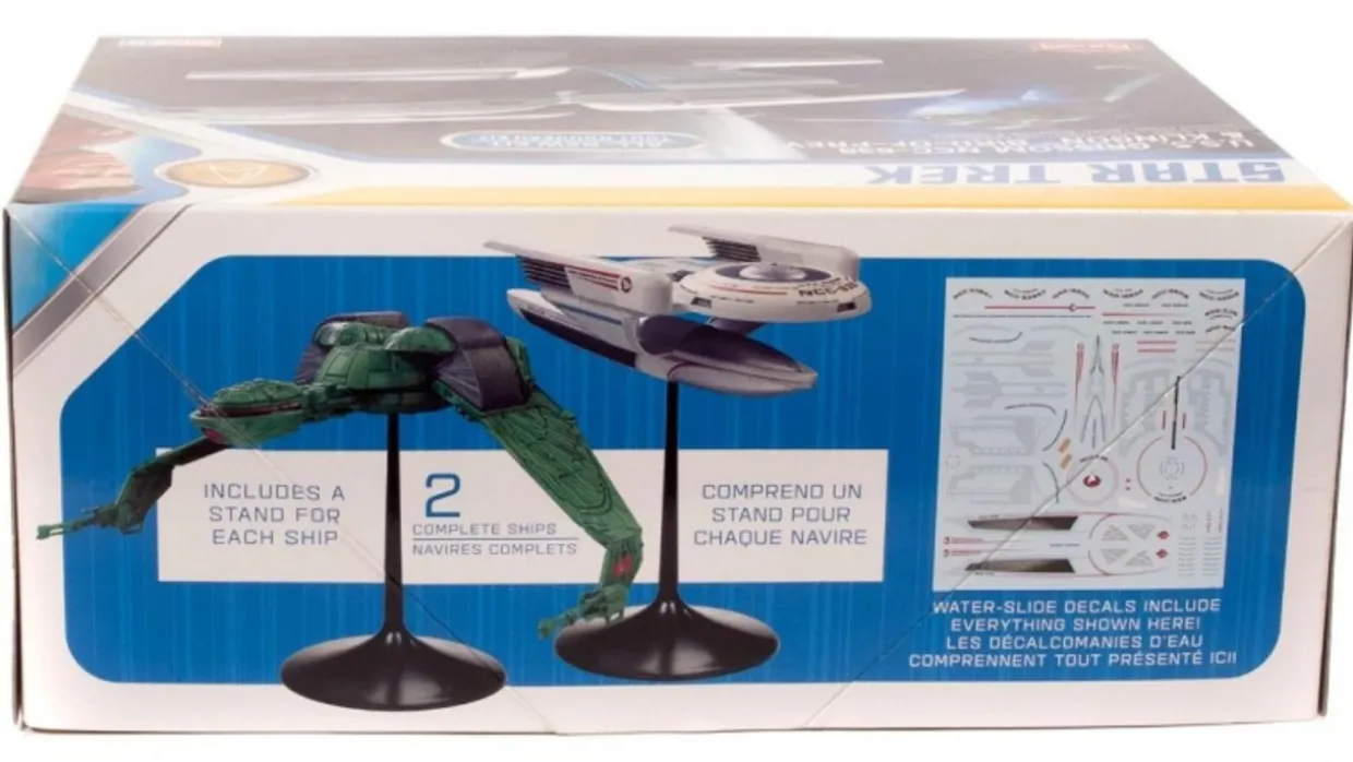 Polar Lights 1/1000 Star Trek USS Grissom NCC-638 & Klingon Bird of Prey