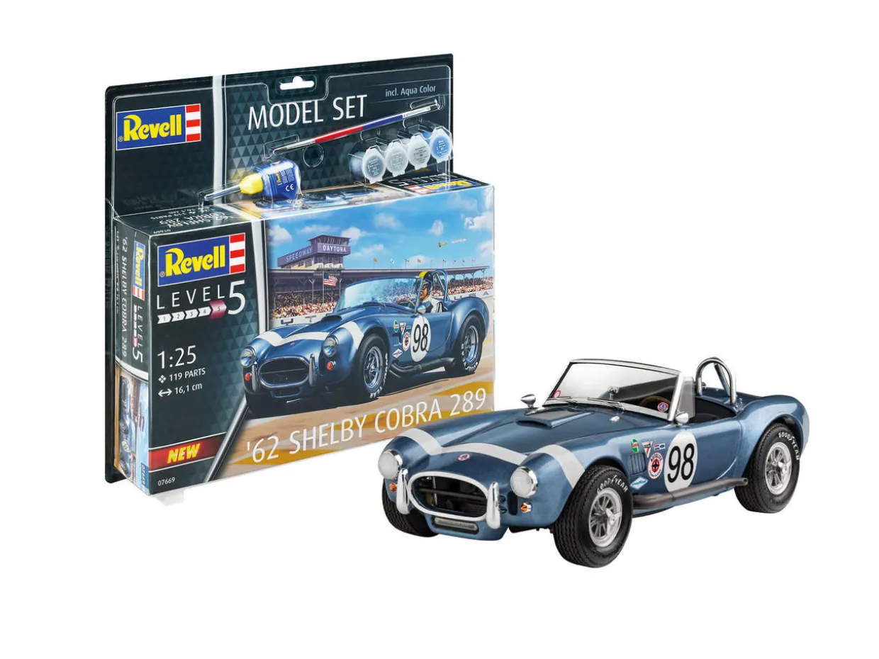Revell 1/25 1962 Shelby Cobra 289 Starter Set