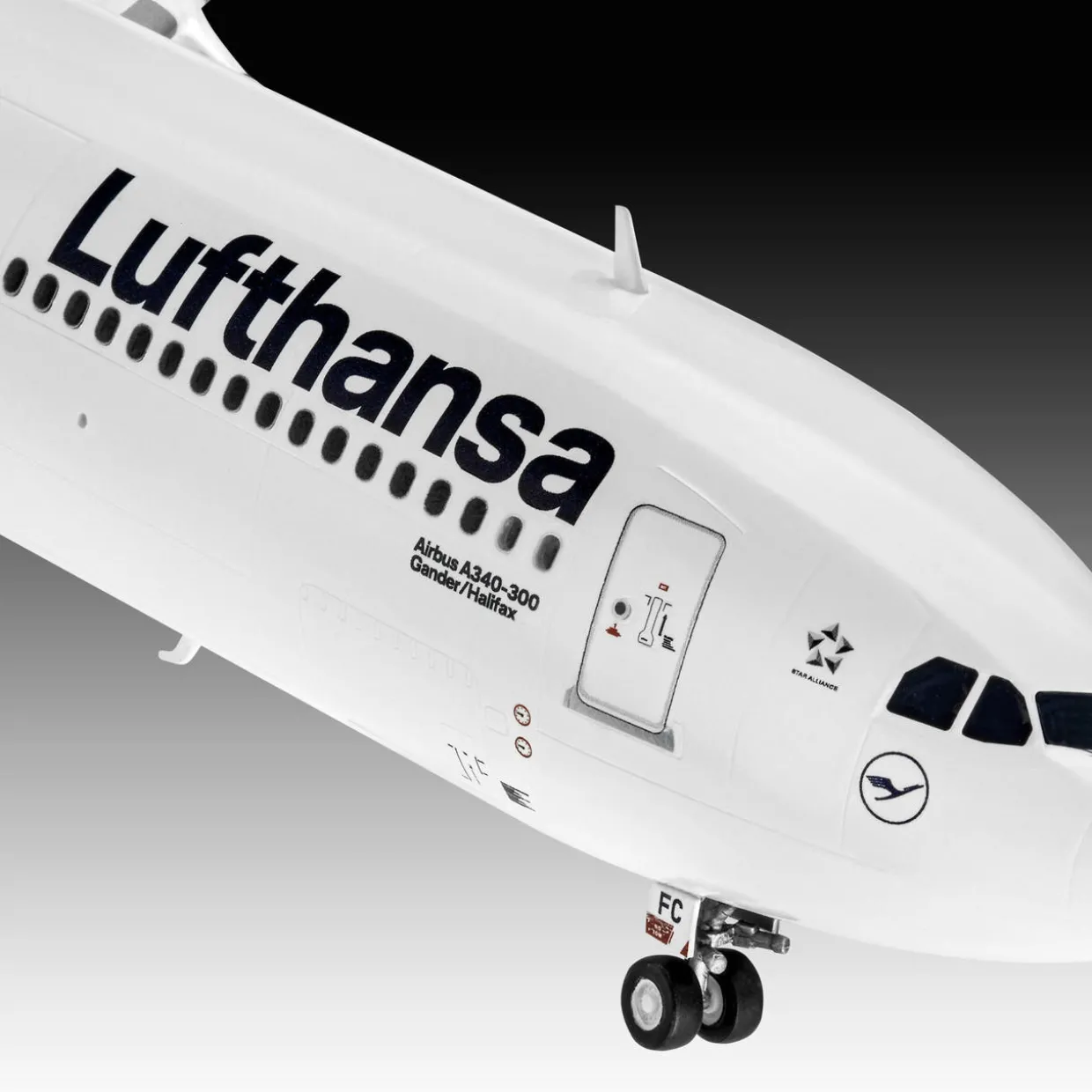 Revell 1/144 Airbus A340-300 Lufthansa New Livery