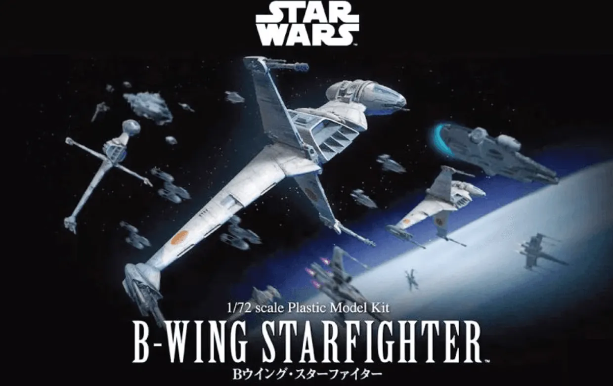 Revell 1/72 Ban-Dai Star Wars B-Wing Fighter Model Kit