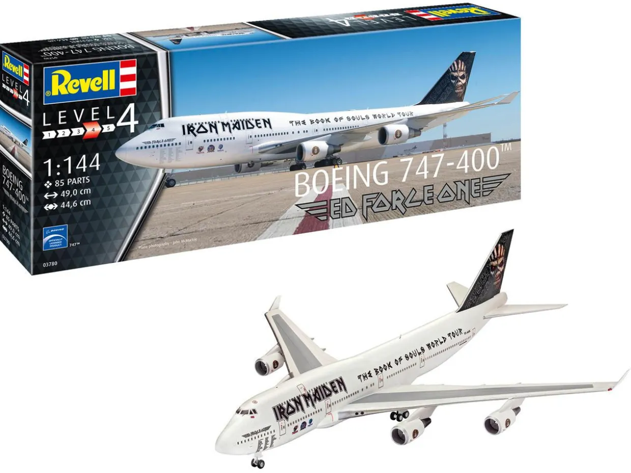 Revell 1/144 Boeing 747-8 Iron Maiden Ed Force One