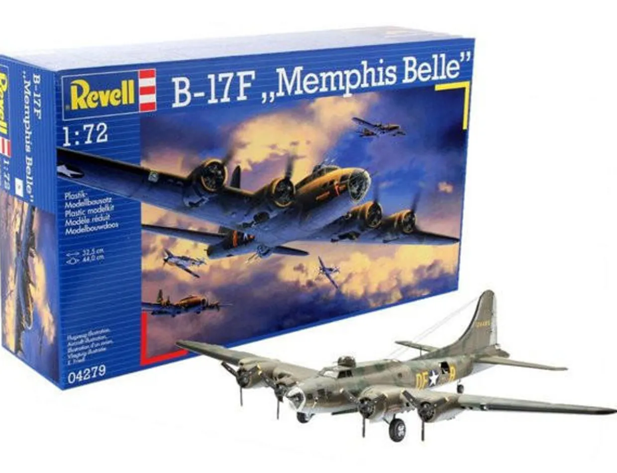 Revell 1/72 Boeing B-17F Flying Fortress Memphis Belle Model