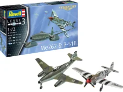 Revell 1/72 Combat Set - Messerschmitt Me 262 & North American P-51B Mustang