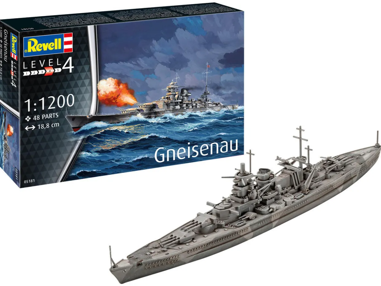 Revell 1/1200 German Battleship Gneisenau