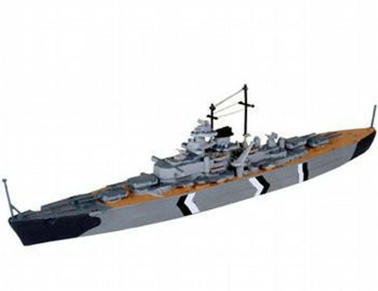 Revell 1/1200 German Battleship Bismarck Starter Kit