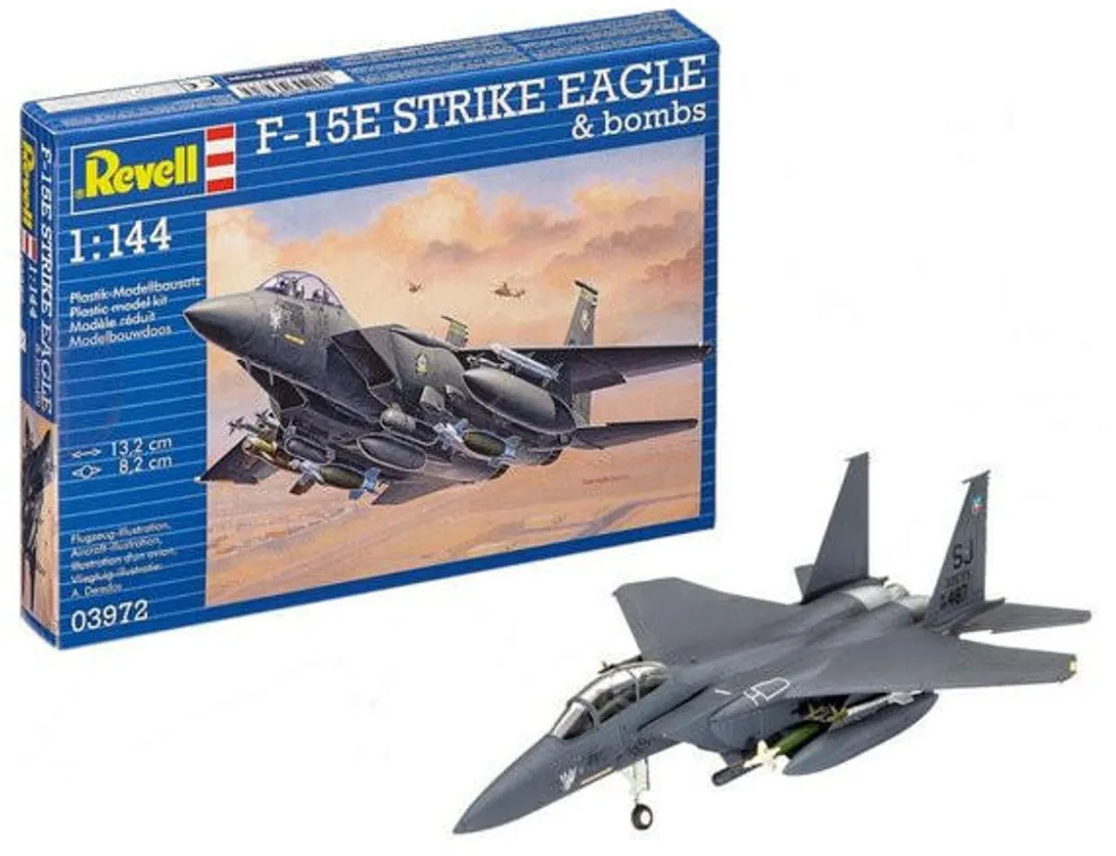 Revell 1/144 McDonnell Douglas F-15E Strike Eagle with Bombs