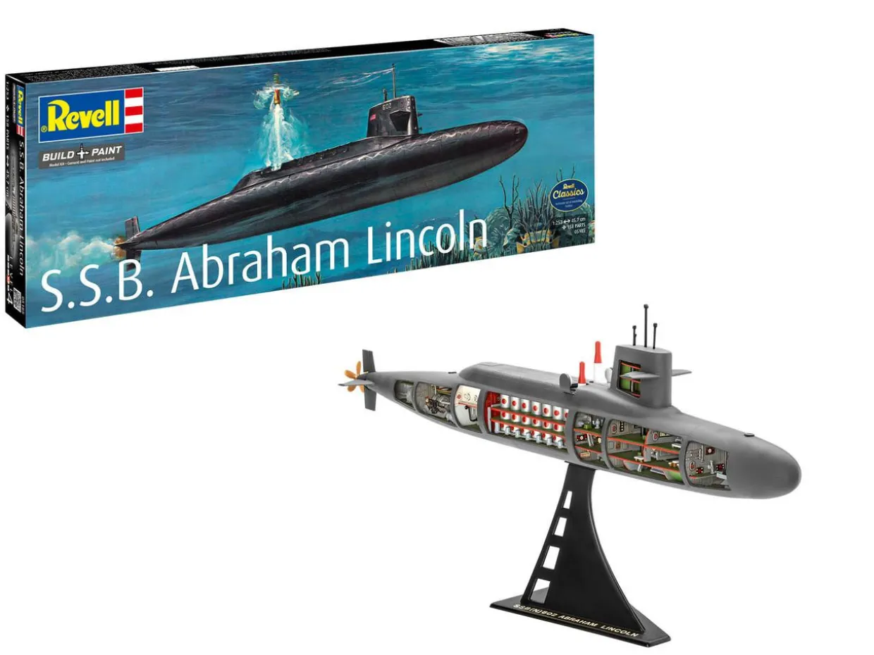 Revell 1/253 USS Abraham Lincoln SSBN-602