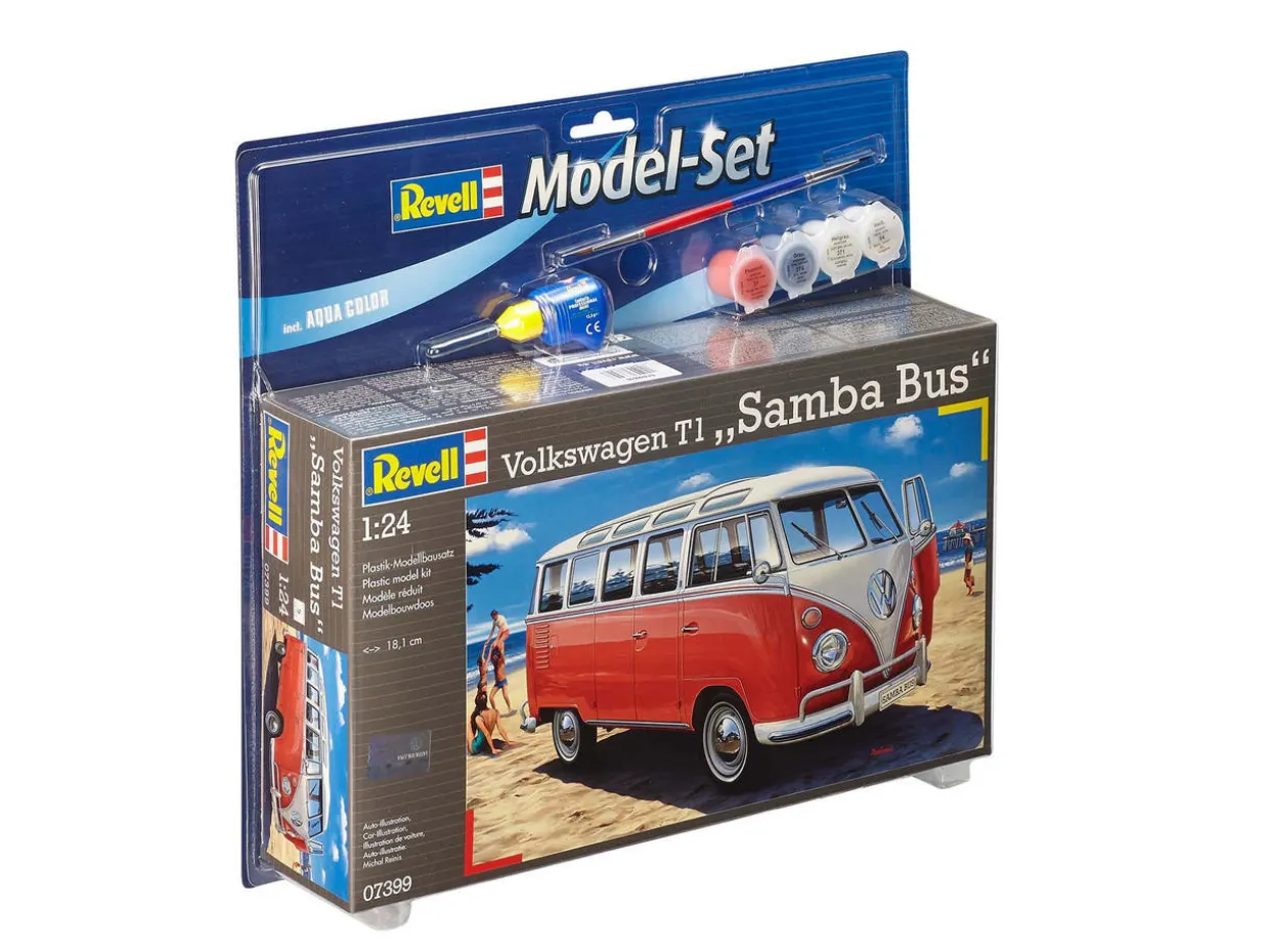 Revell 1/24 Volkswagen T1 Samba Bus Starter Set