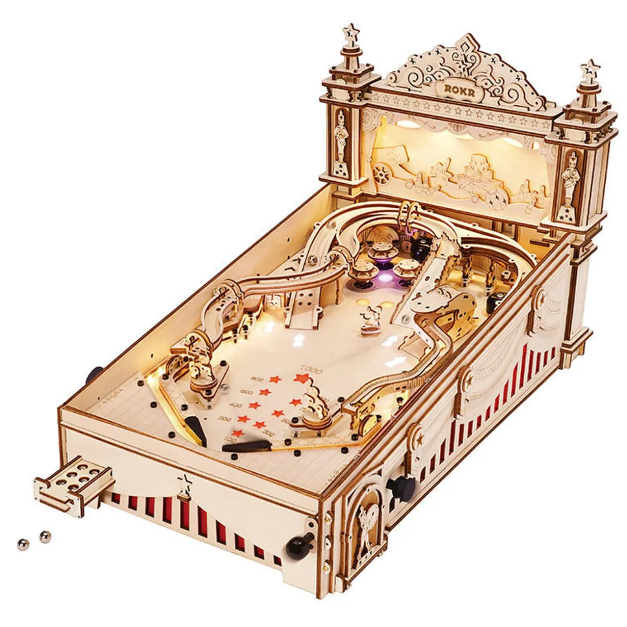 Rokr 3D Pinball Wooden Kit