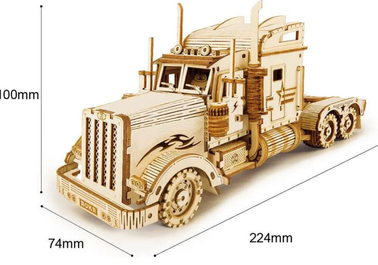 Rokr Heavy Truck 3D Wooden Kit