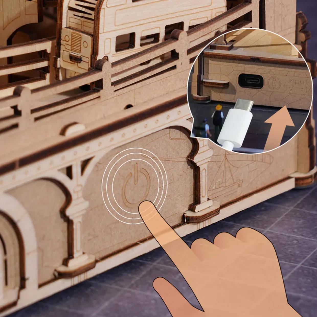 Rokr Marble Travel - London Marble Run 3D Wooden Kit