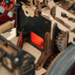 Rokr Steam Engine Mechanical 3D Wooden Kit