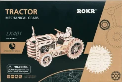 Rokr Tractor 3D Wooden Kit