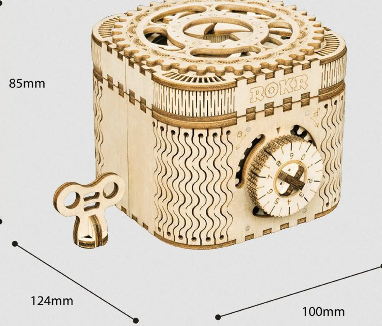 Rokr Treasure Box 3D Wooden Kit