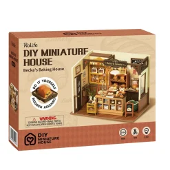 Rolife Becka's Baking House Wooden Diorama Kit