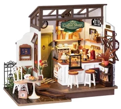 Rolife Cafe Wooden Diorama Kit