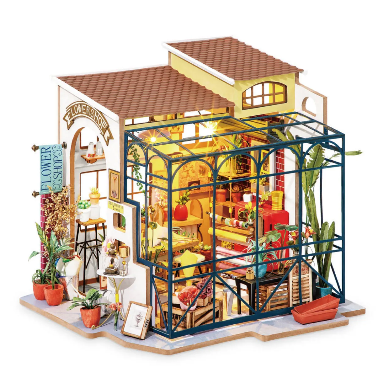 Rolife Emily’s Flower Shop 3D Wooden Kit