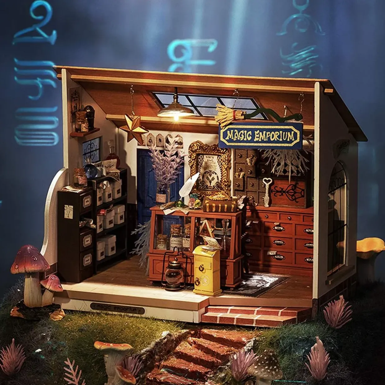 Rolife Kiki's Magic Emporium Wooden Diorama Kit