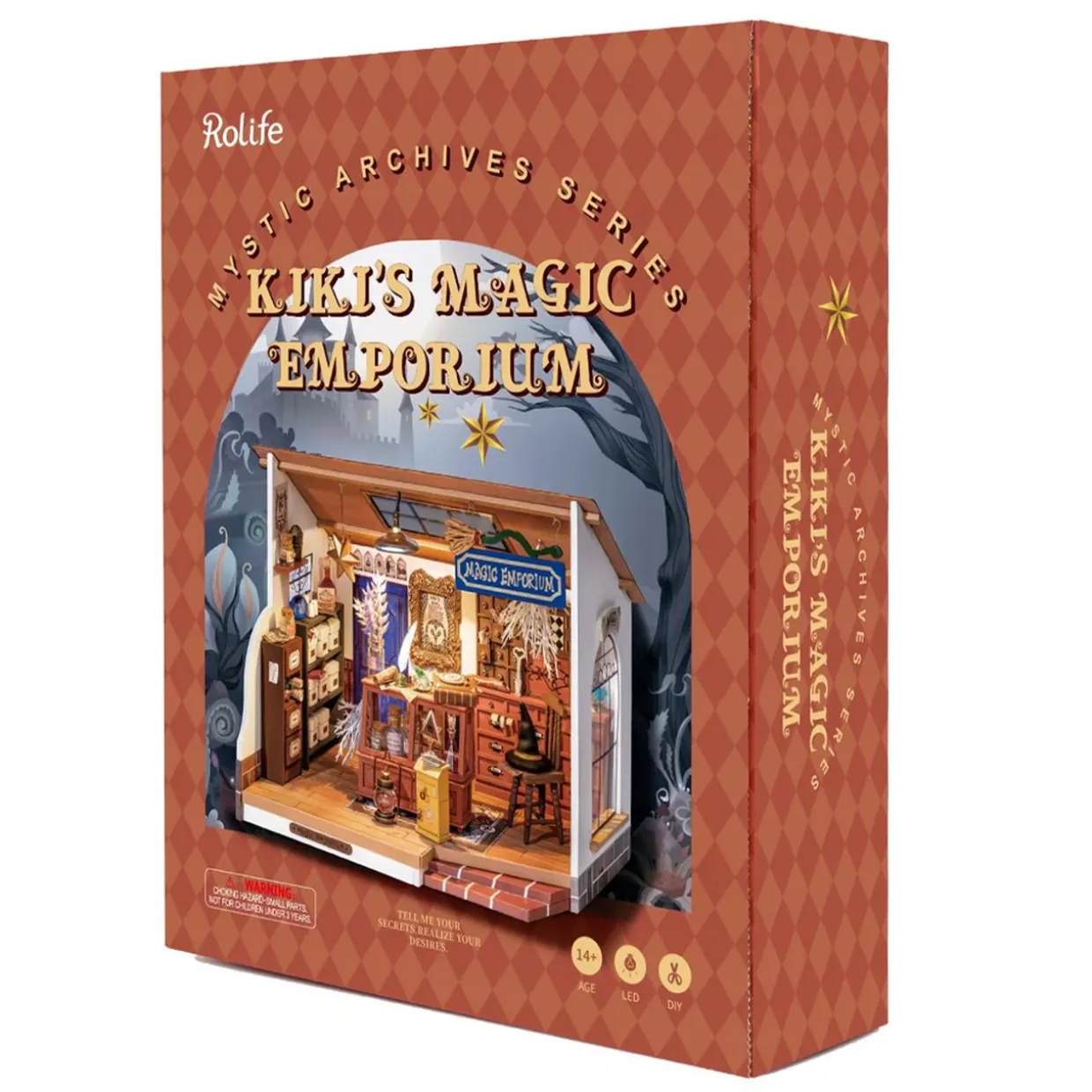 Rolife Kiki's Magic Emporium Wooden Diorama Kit