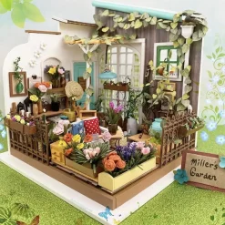 Rolife Miller's Garden Wooden Diorama Kit