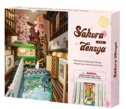 Rolife Sakura Densya 3D Creative Bookend