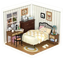 Rolife Sweet Dream Bedroom Plastic Diorama Kit