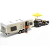 Siku 1/55 Car with Caravan Diecast Model