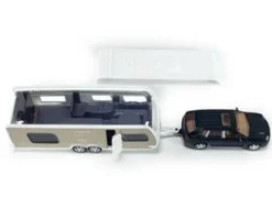 Siku 1/55 Car with Caravan Diecast Model