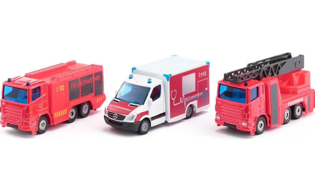 Siku 1/87 Emergency Set Diecast Model