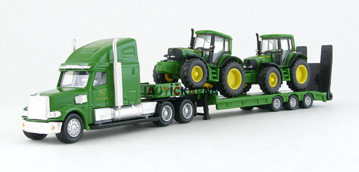 Siku 1/87 Low Loader with John Deere Tractors Diecast Model