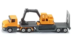 Siku Low Loader With Excavator Diecast Model
