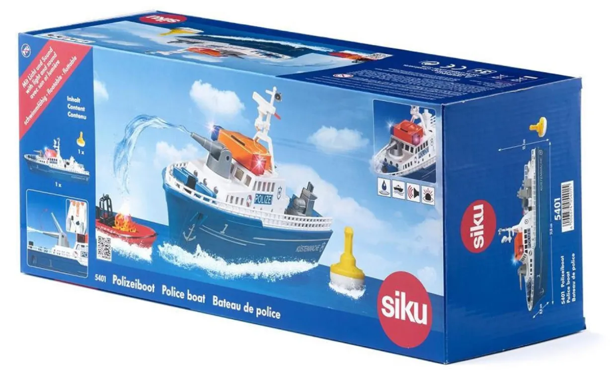 Siku Police Boat Diecast Model