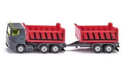 Siku Truck with Dumper Body and Tipping Trailer Diecast Model