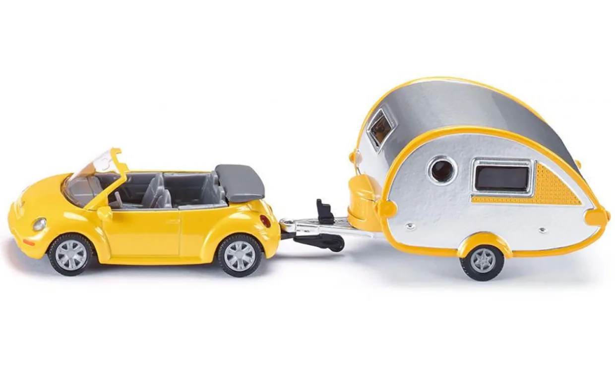 Siku VW Beetle with Caravan