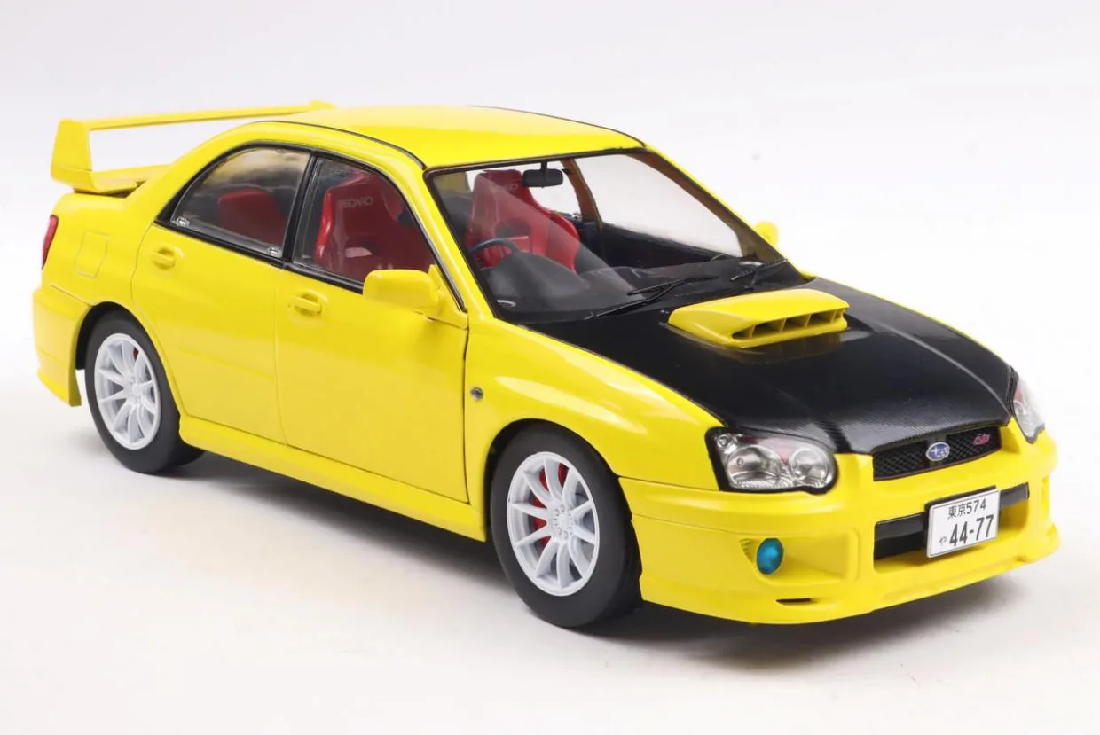 Solido 1/18 Subaru Impreza WRX STI Streetfighters Yellow 2003