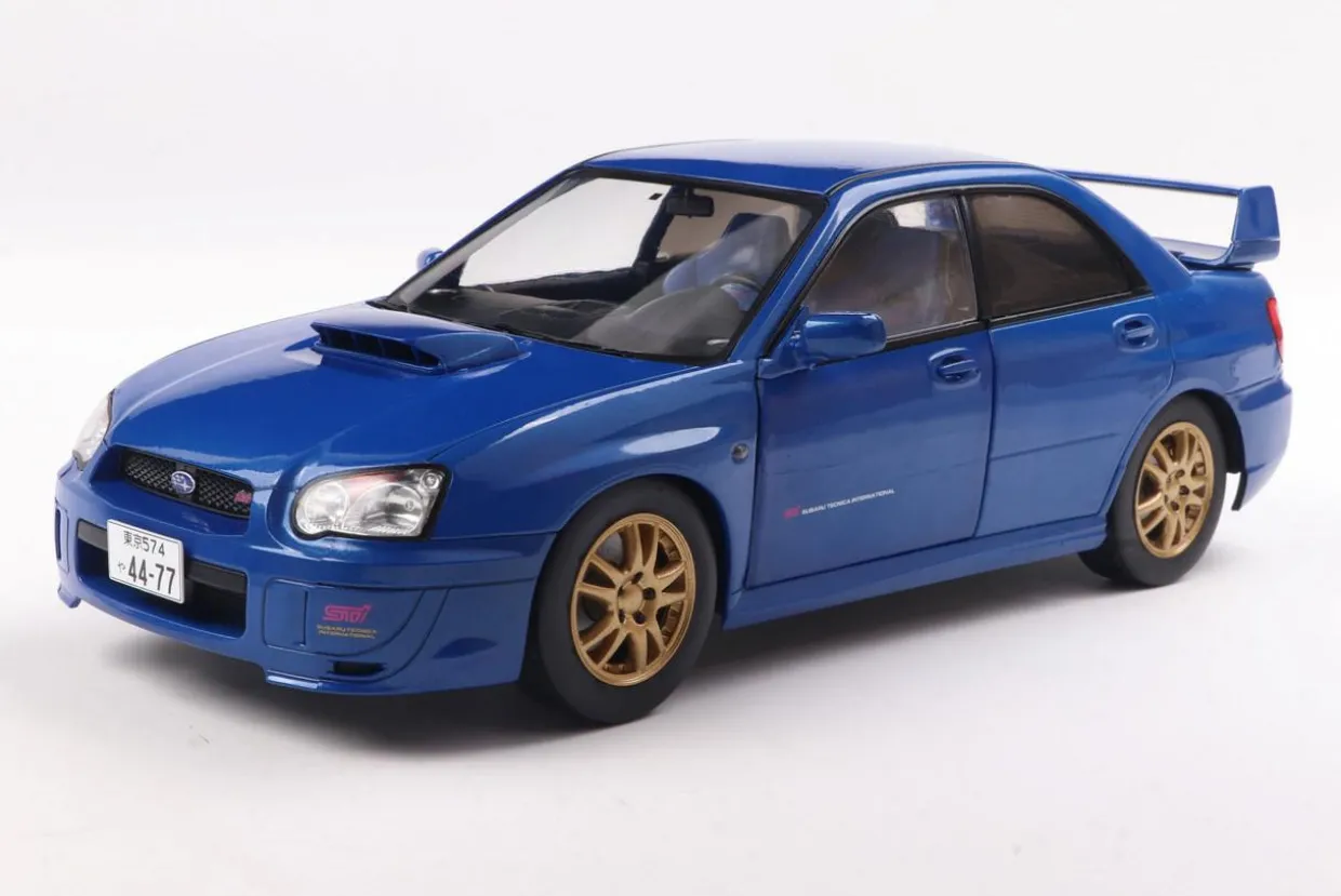Solido 1/18 Subaru Impreza WRX STI Sonic Blue 2003