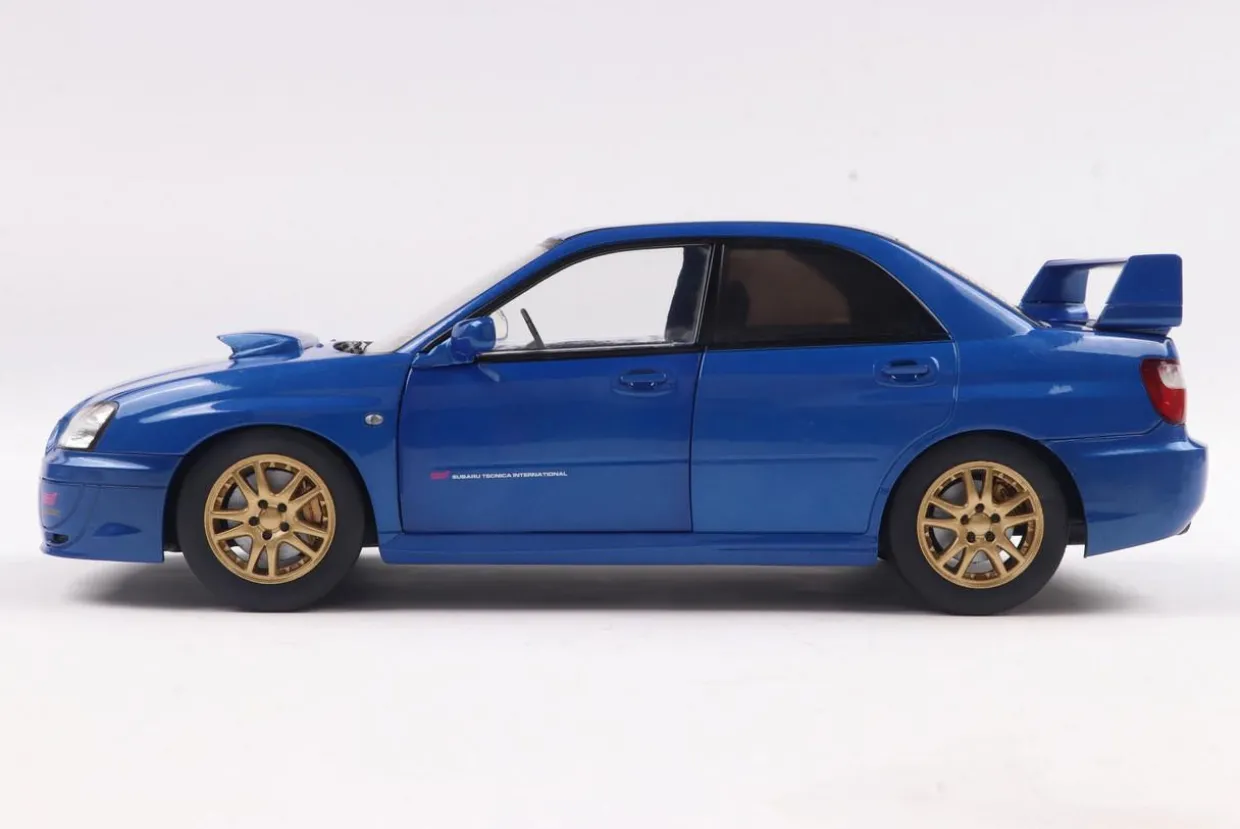 Solido 1/18 Subaru Impreza WRX STI Sonic Blue 2003